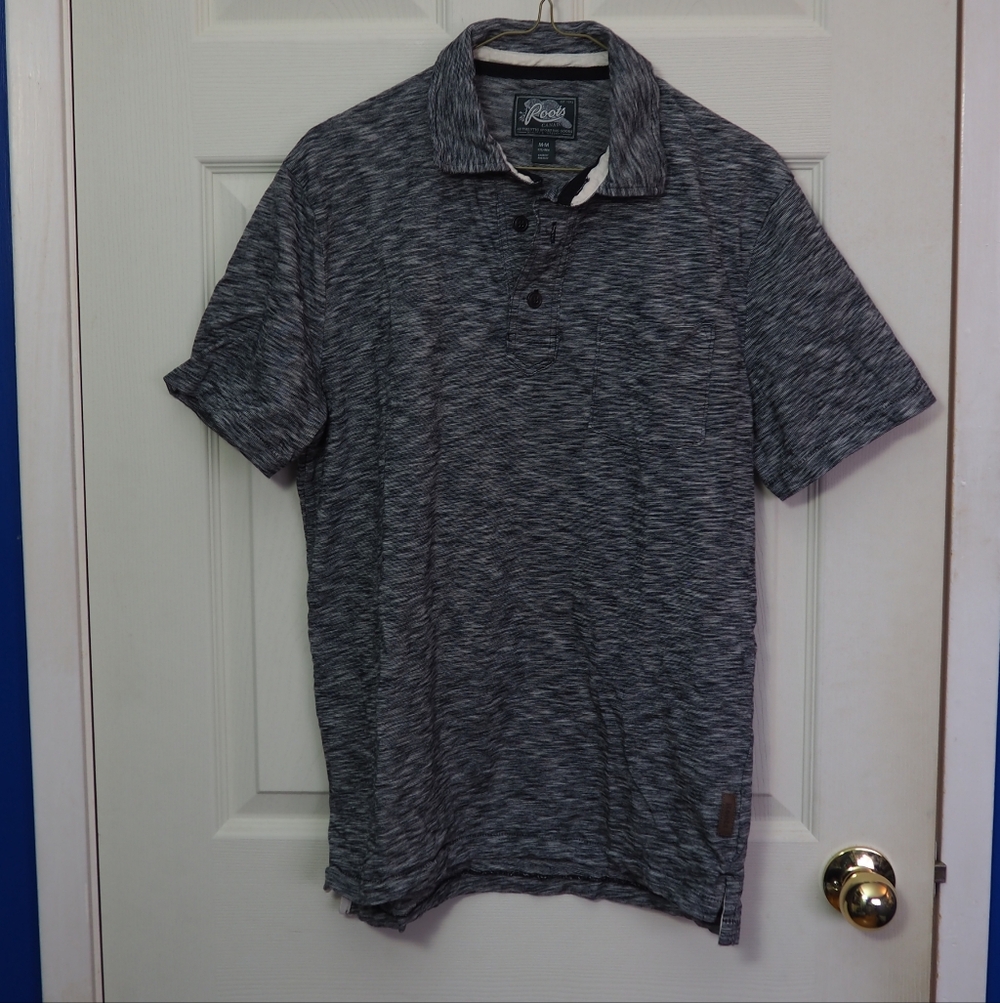 Men's Gray Roots Polo Shirt